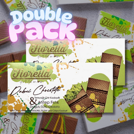 Dubai Chocolate Bar 2-Pack (400g) – Creamy Pistachio & Cocoa Treat