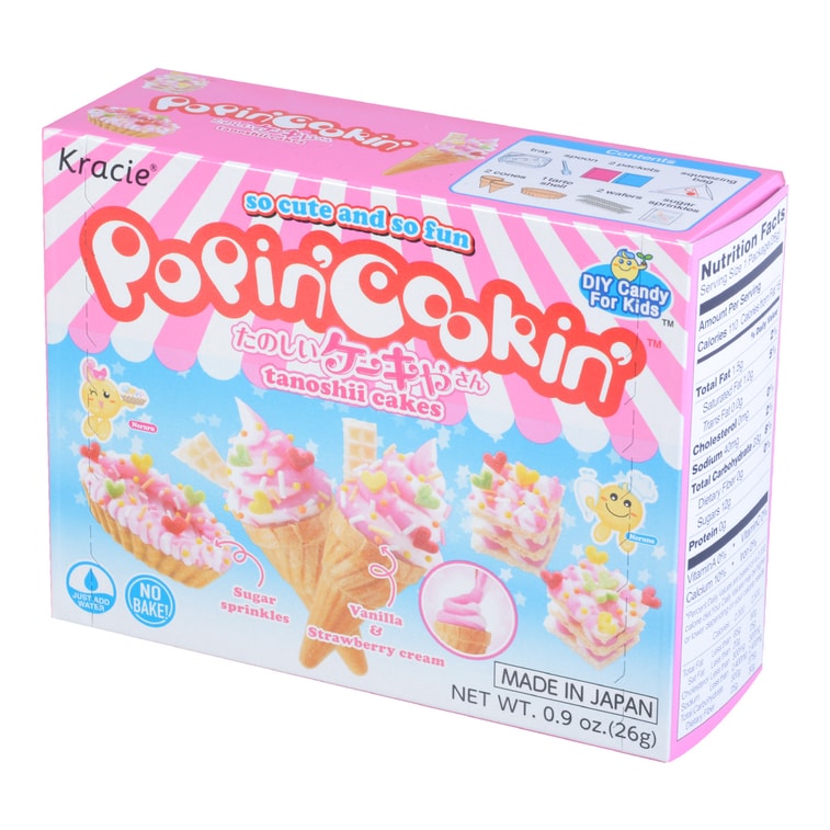 Popin Cookin DIY 케이크 샵 아이스크림 콘 프로스팅 디저트, 0.92oz 14