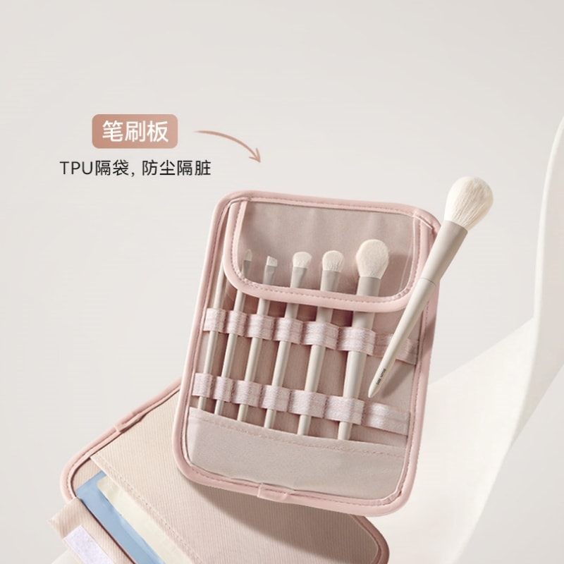 【中国直邮】 里序 化妆包2025新款便携旅行手提洗漱包大容量高级化妆品收纳包 XL 蛋壳色-一个装