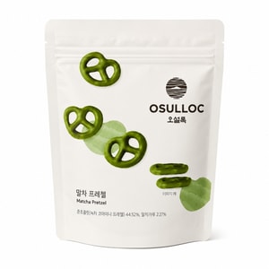 【韓國直郵】 韓國 Osulloc O'Sulloc 抹茶椒鹽脆餅(大包裝/升級版)125g (4.41 oz)