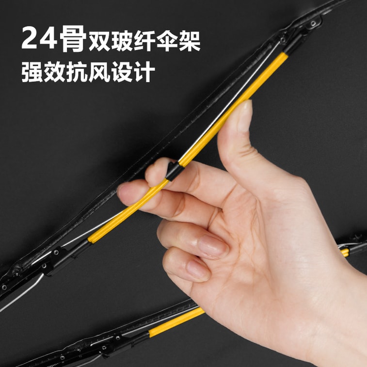 【中國直郵】24骨 全自動雨傘 防曬遮陽 防紫外線 太陽傘 果綠色 3