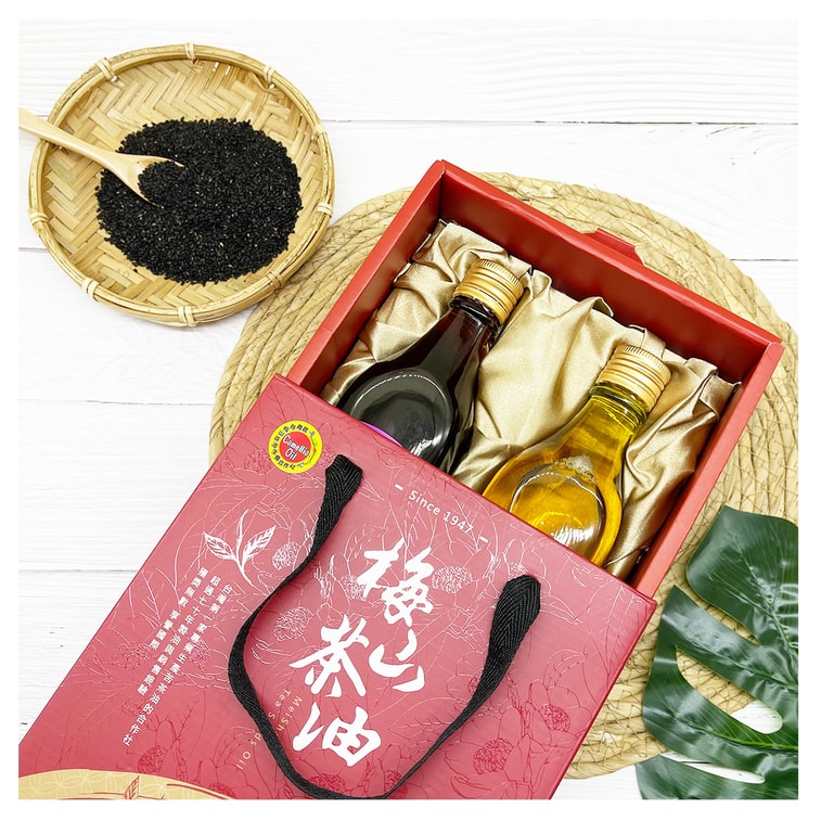 Gift Box (Camellia Oil*1 + Black Sesame Oil*1) 1 Set 7