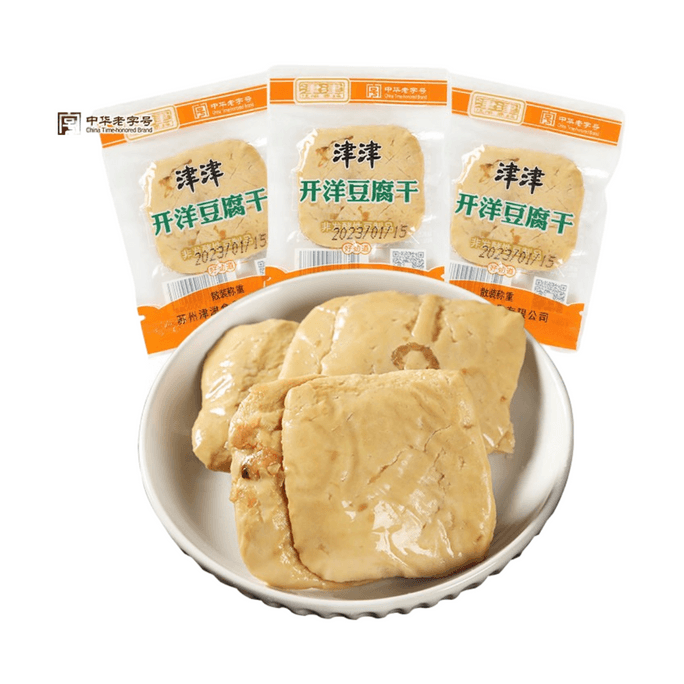 Suzhou Specialty Dried Tofu with Dried Shrimp (about 31 bags) 500g