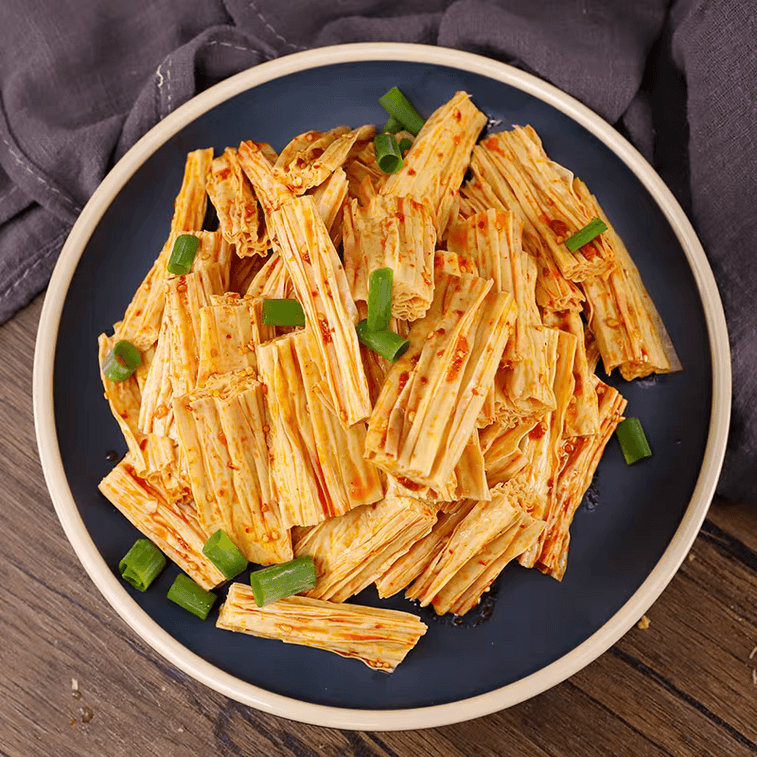 준얀 전통 농가 건두부피, 200g 1봉지, 냉요리 및 전골 요리에 적합하며, 불리고 조리하기 간편합니다. 3