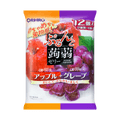 日本ORIHIRO 低卡高纤蒟蒻 苹果+葡萄口味 20g*12