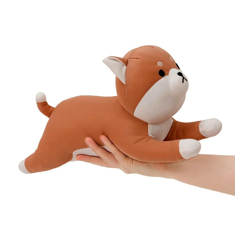 일본 니토리 NCOOL 시리즈 봉제인형, 충성스러운 강아지 디자인, W14×L35×H18cm, 4