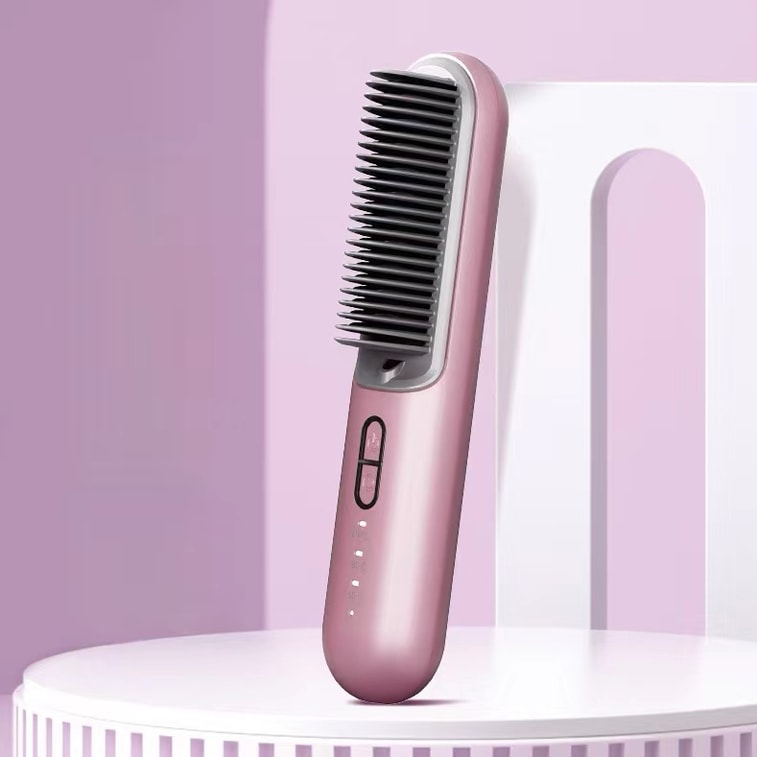 무선 스트레이트 빗 음이온 헤어케어 블랙 1개 4
