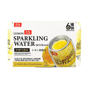 Lemon Sparkling Water 10.1 fl oz*6 cans