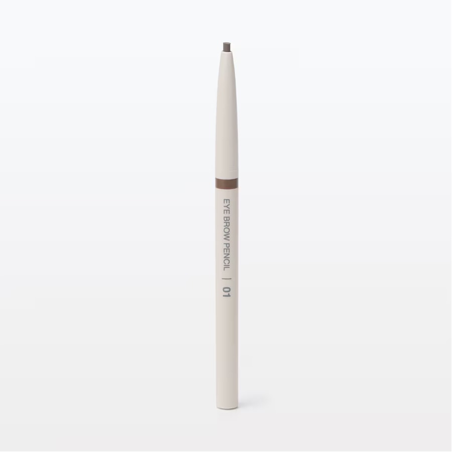 【日本直郵】 日本 MUJI 無印良品 旋轉式眉筆 防水防汗 自然持久 01 深棕色 1件