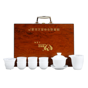 강락빈 다세트, 덕화 백자 쿵푸 다세트, 고급 풀세트, 가이완과 찻잔, 가정/사무실용, 10피스 세트