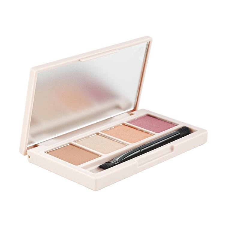 日本FUJIKO 四色眼影盘新色 自然轻薄眉毛改色调色盘 闪片珠光日常 精致气质眉粉 温柔知性 5.5g #05 栗棕甜紫【日杂榜一】 5