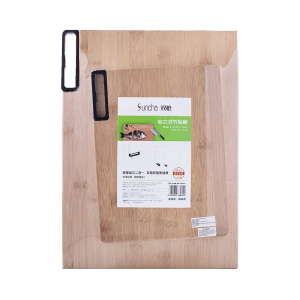 ダブルガンスタンディング竹カッティングボード2点セット #ZB4015