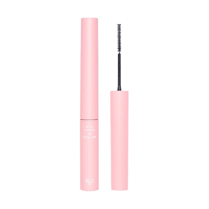 All Day Mascara, #02 Longlash Black【Smudge-Proof, Lengthening Curl】