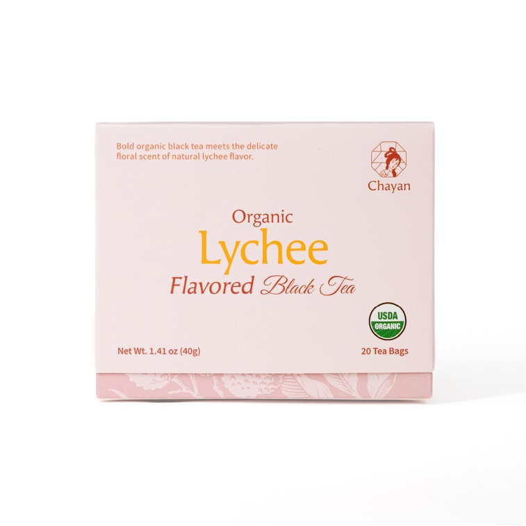 Organic Lychee Flavored Black Tea, 2g*20pack 8