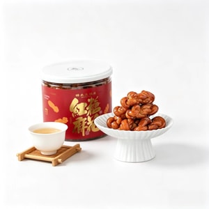 【中国直送】Mr. Yang 黒糖よりせん 手作り杭州特産義烏スナック珍味缶入り 370g*1缶