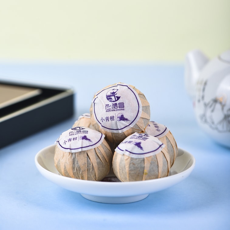 仁新昌新匯小青丸プーアル熟茶宮熟茶ティーバッグ 350g 4