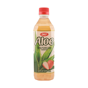 알로에 음료 딸기향 16.9 fl oz【딸기맛】【상쾌함】