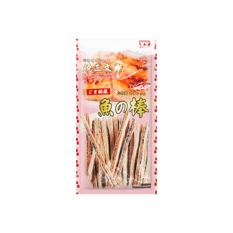 HUA YUAN Black Sesame Roasted Fish Sandwich Sticks, 1.58oz - Yami.com