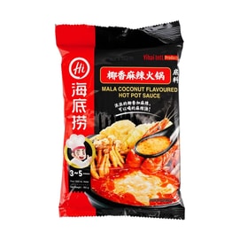 海底捞 椰香麻辣火锅底料 3-5人份 180g【椰香浓郁】