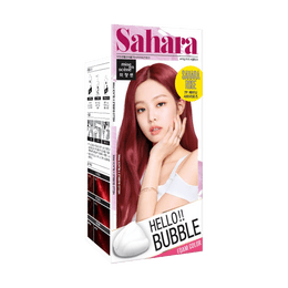 Hello Bubble Foam Hair Color Sahara Rose Pink Easy Hair Coloring