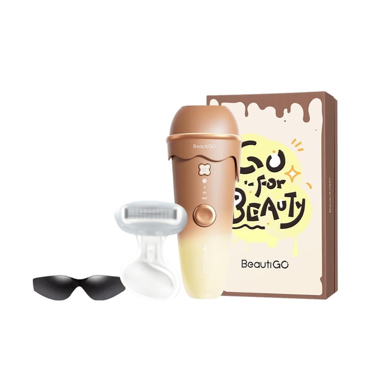 【2026年マストハブ記念セール】Beautigo アイスクリームサファイア脱毛器 アイスポイント 医療・家庭用 女性向け ココナッツココアブラウン 1個 4