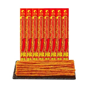 Yigunjin Spicy Sticks 20 Pieces  Super Long Dried  Beans Gluten Viral Snack Free Vegetarian 240g