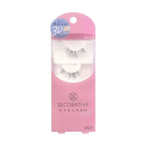 【日本直邮】 日本 SHO-BI 妆美堂 妆美堂 Decorative Eye睫毛001 1份 假睫毛 睫毛 卷翘 美妆工具 便携 精准