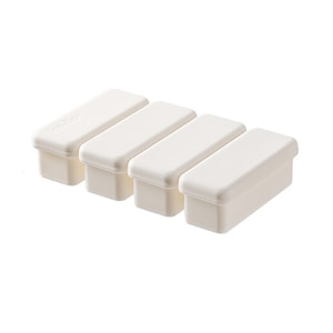 【中国直邮】FaSoLa 自制冰块模具 白色/个 带盖制冰冰模 DIY冰棍冰格盒