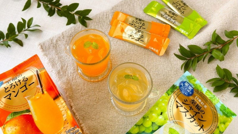 【Expédition directe du Japon】 Japon Nitto Royal Milk Tea Boisson Fruitée Thé Mangue Riche et Douce 8 sachets