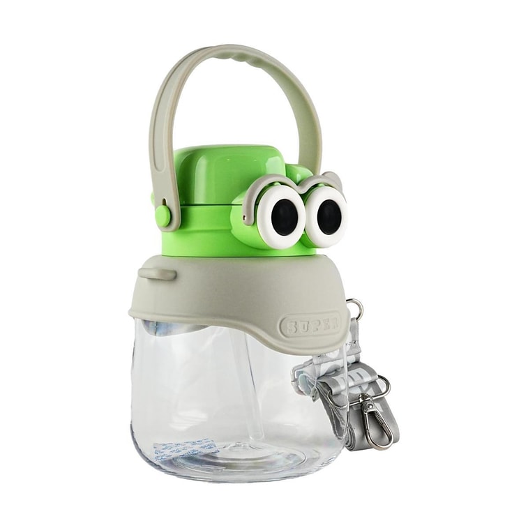 張小泉 大眼大肚塑膠杯 大容量便攜水杯 綠色 1L 3