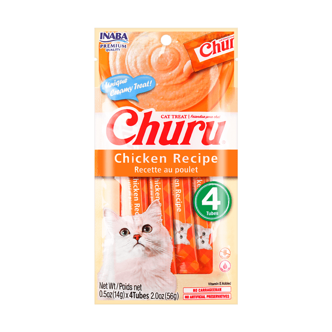 Churu for Cats Purees Chicken Recipe 4ct