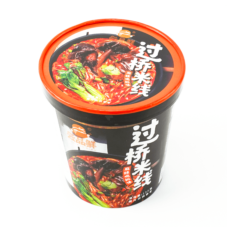 雲品鮮 過橋米線 辣雞樅味 桶裝 150g【雲南風味】 22
