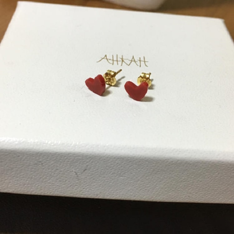 AHKAH Thiran Heart Earrings AHKAH Thiran Heart Earrings