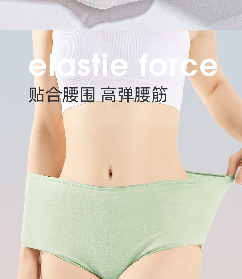 尚官 一次性日拋內褲 莫蘭迪色7條裝 L【40kg-50kg】女士純棉 滅菌免洗 大尺碼短褲