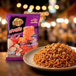 Sood-Ded Thai-Style Spicy Truffle Crab Noodles, 2.65 oz【Thai Twist】【Truffle Taste】【Trending Pick】