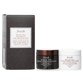 Set: Black Tea Instant Perfecting Mask 100ml + Black Tea Firming Overnight Mask 100ml 2x100ml/3.3oz