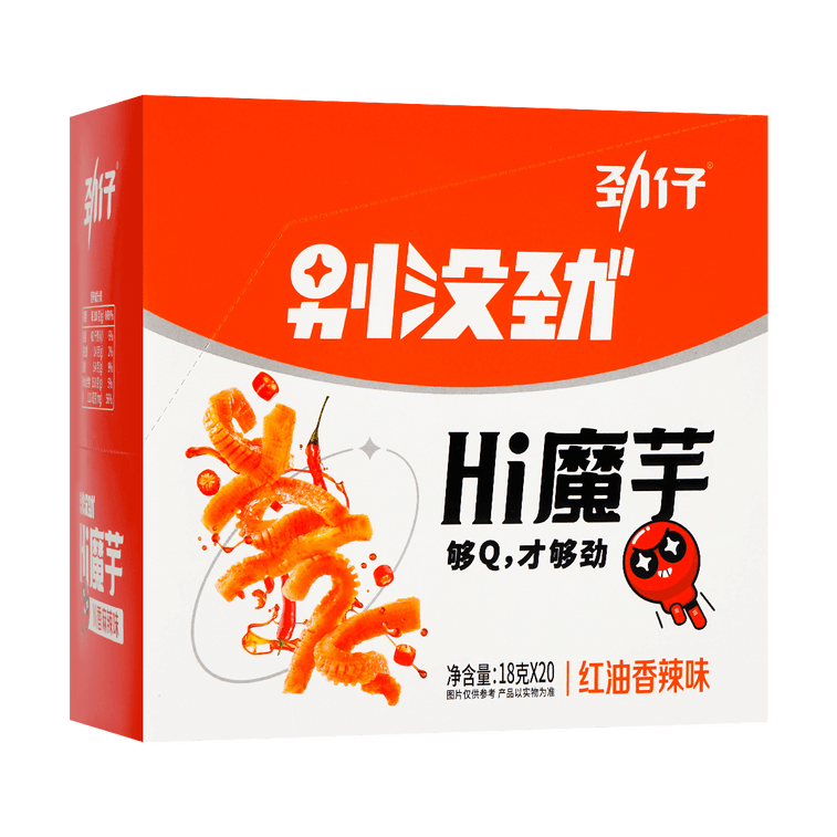 华文食品 劲仔 Hi魔芋 香辣味 18g*20 10