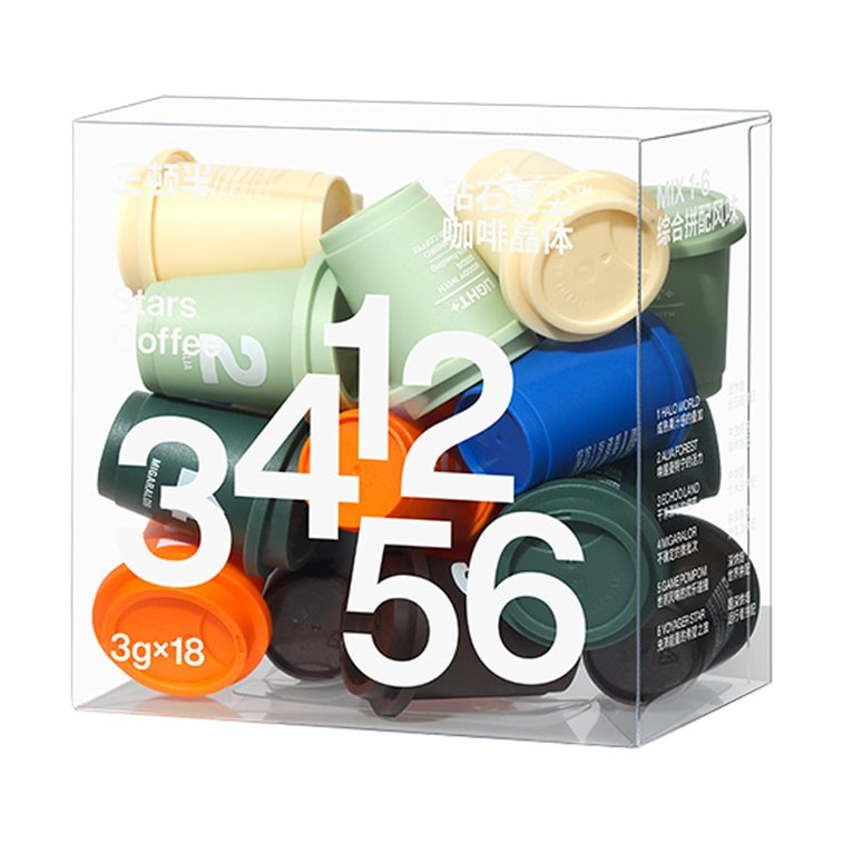 三顿半 1-6号超即溶精品咖啡粉 冷萃冷泡拿铁纯黑咖啡 24颗装 72g 【神仙咖啡一定要买】 4