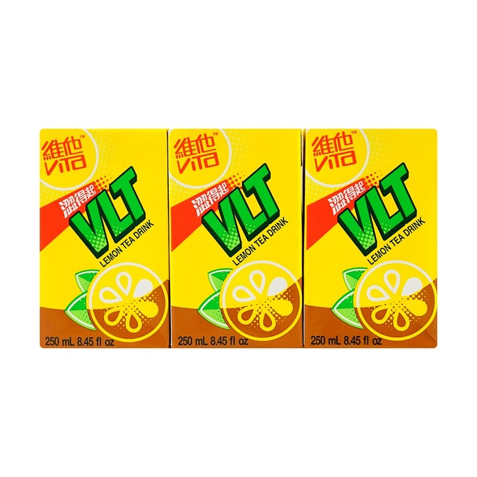 VLT Lemon Tea Drink - 6 Packs* 8.45fl oz