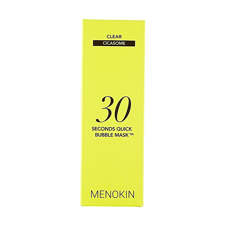 韩国MENOKIN 30秒快速泡泡面膜 95ml #洁净型 舒缓镇静泛红刺激 保湿莹润光泽 无需水洗【朴宝英同款】 8