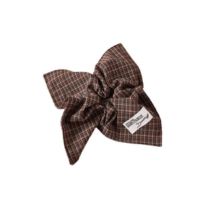 Three Fuguo Check Pattern Square Hairpin * 1 Piece