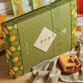 台湾大黑松小俩口 凤梨酥礼盒 12枚 540g【台湾百大糕饼】【亚太十大伴手礼金奖】