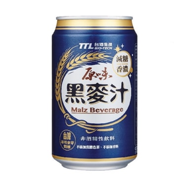 [台湾直邮]台酒 原味黑麦汁 330ml (限购5罐)