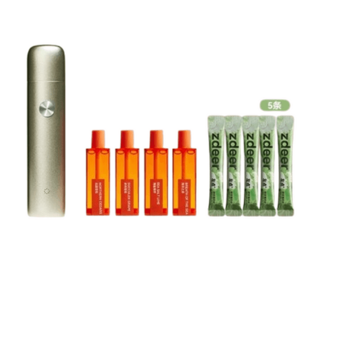 Electronic Mouth Spray Oral Freshener Long-Lasting Freshness New Style Women's Spray for Bad Breath 1 Bottle + 4 Refill Cartridges Gift Set