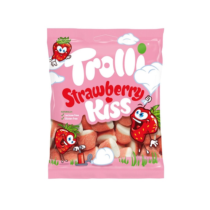 Strawberry-Flavored ‘Kiss’ Gummy Candy -150g