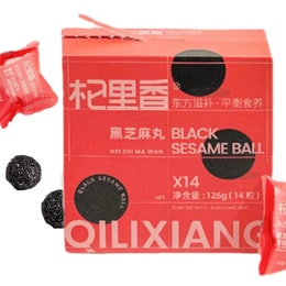 Rose Black Sesame Ball Oriental Tonic 126g