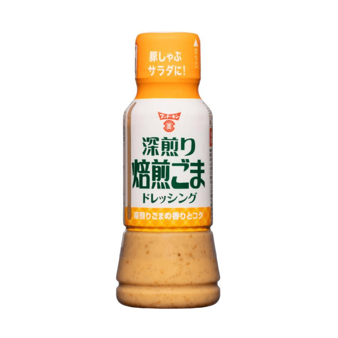 【일본 직배송】 일본 FUNDOKIN 진한 로스팅 참깨 샐러드 드레싱 190ml