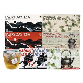 【 Official Store】4-Box Everyday Tea Set (Oolong Tea + Black Tea + Jasmine Green Tea + Yunnan Black Tea) 56g