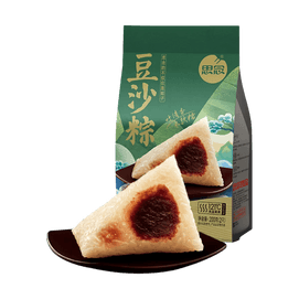 Rice Dumpling Red Bean Paste,Dragon Boat Festival Zongzi , 7.53oz
