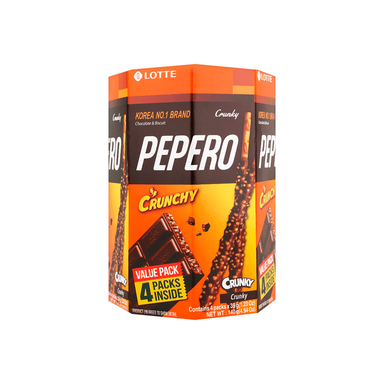 페페로 크런치 초콜릿 비스킷 스틱, 밸류팩, 4개입 (137g)【스트레이 키즈 추천 상품】【포장은 다를 수 있습니다】 19